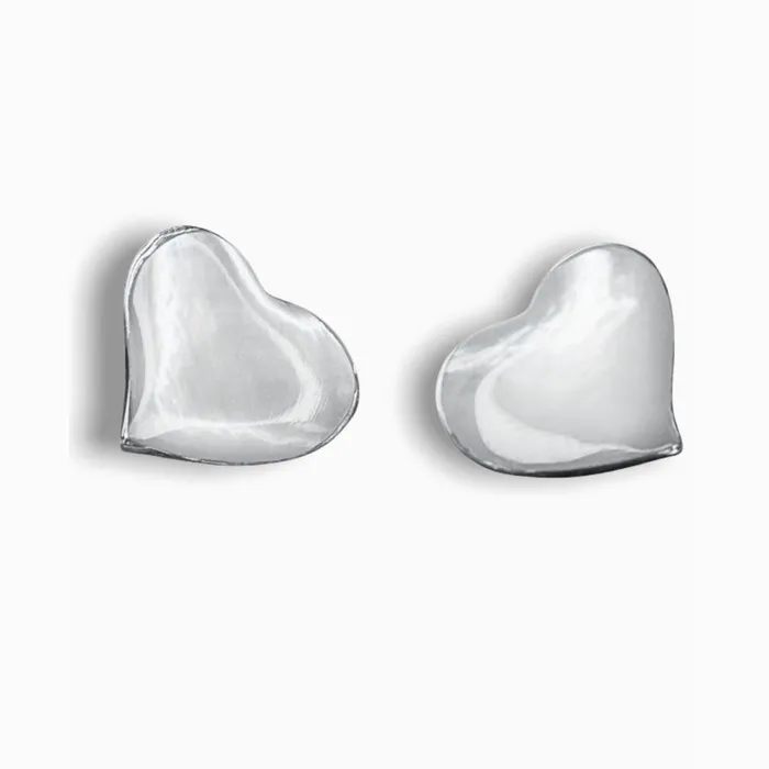 Earrings MadameLili Perlmutt Herz Ohrstecker Silber MadameLili