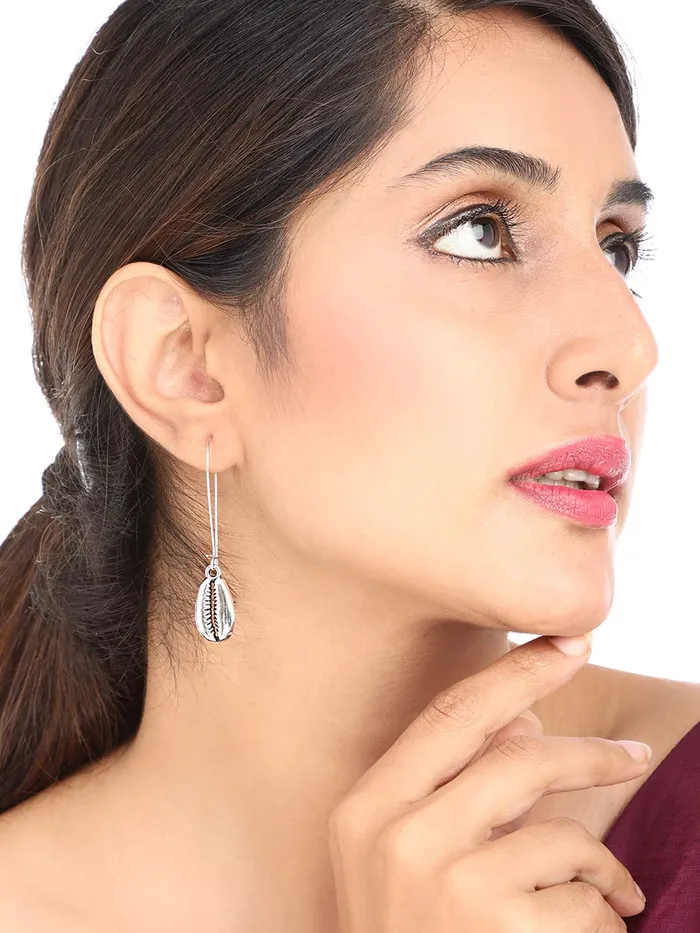 Earrings Yellow Chimes Yellow Chimes Combo of 12 Pairs Oxidised Silver Gold Plated Tortoise Starfish Pearl Face Flower Design Drop Stud Earrings Set for Women and Girls Gold Silver Medium