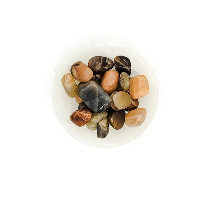 Black Moonstone Tumbled Raiders of the Lost Art Rings
