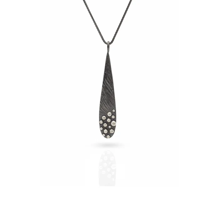 Dahlia Kanner Necklaces Rock Cluster Teardrop Necklace