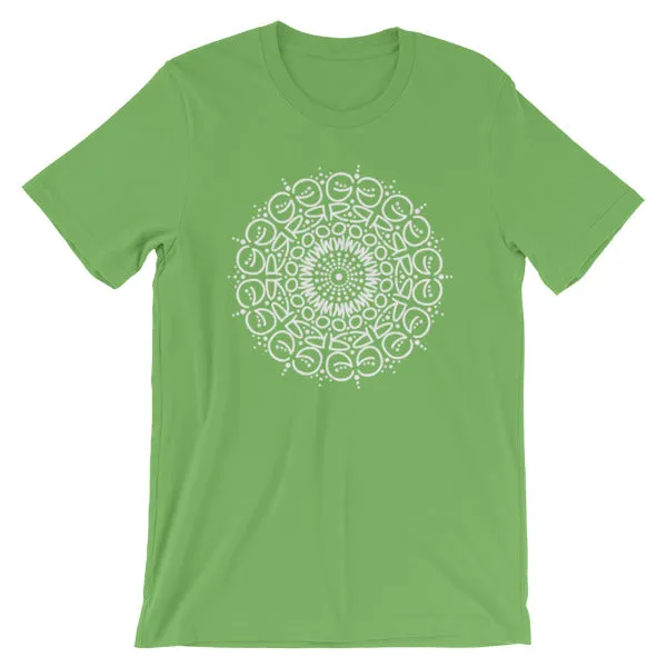 Grow Mandala ShortSleeve Unisex TShirt HeidiJHale Designs Earrings