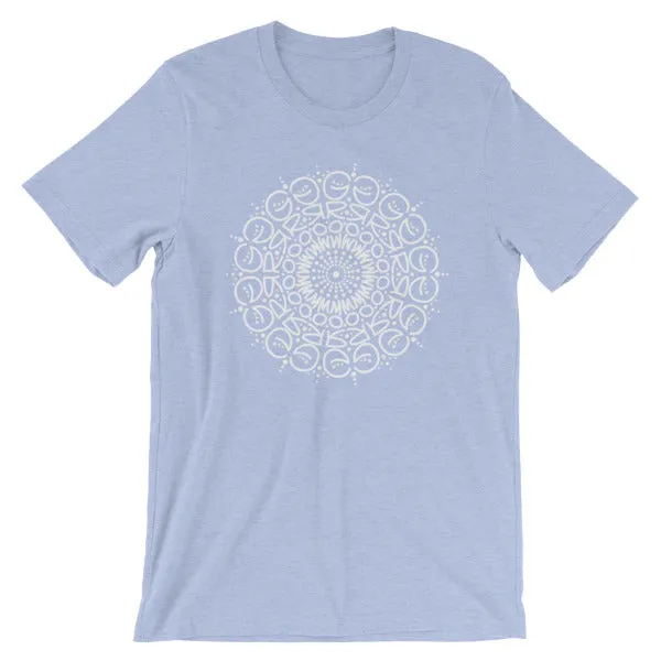 Grow Mandala ShortSleeve Unisex TShirt HeidiJHale Designs Earrings