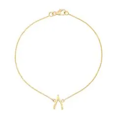 Jennifer Meyer Bracelets 18K YELLOW GOLD WISHBONE BRACELET