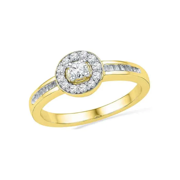 mayamila Rings 10kt Yellow Gold Womens Round Diamond Solitaire Bridal Wedding Engagement Ring 13 Cttw mayamila Rings 10kt Yellow Gold Womens Round Diamond Solitaire Bridal Wedding Engagement Ring 13 Cttw