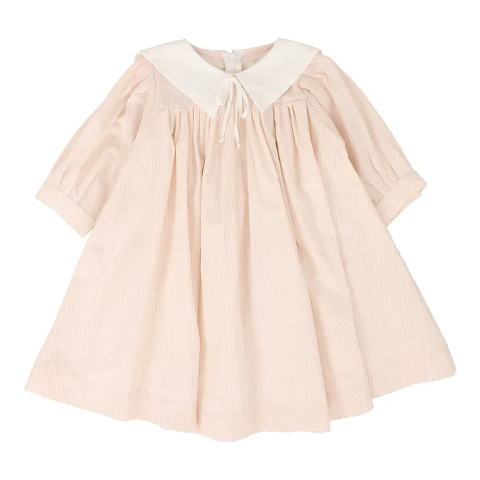 Rings Analogie Sailor Dress Three Quarter Sleeve Pink Analogie