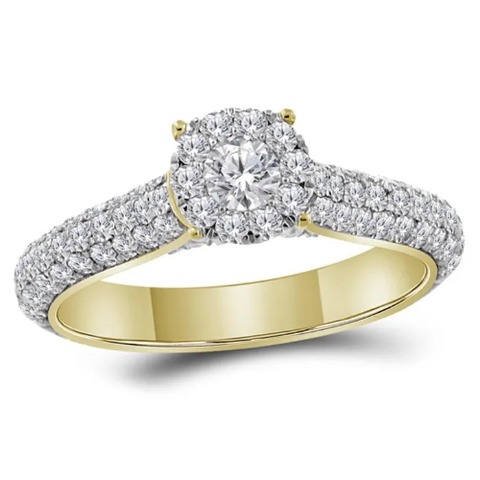 Rings mayamila 14kt Yellow Gold Womens Round Diamond Solitaire Bridal Wedding Engagement Ring 113 Cttw Rings mayamila 14kt Yellow Gold Womens Round Diamond Solitaire Bridal Wedding Engagement Ring 113 Cttw