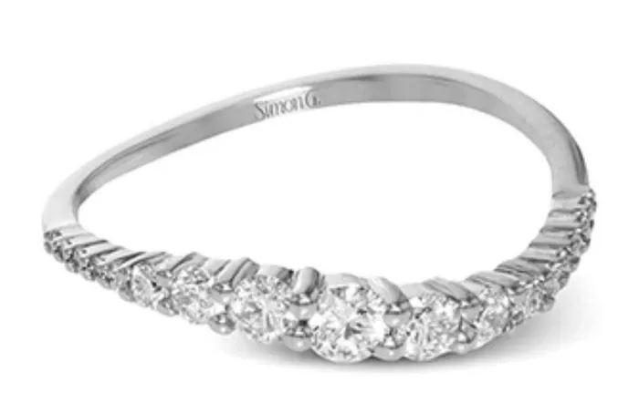 Simon G STACKABLE RIGHT HAND RING LR1091 W SIMON G Rings Simon G STACKABLE RIGHT HAND RING LR1091 W SIMON G Rings