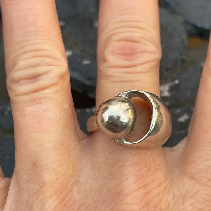 Sterling Silver Planet Ring Carina Schott Rings Sterling Silver Planet Ring Carina Schott Rings