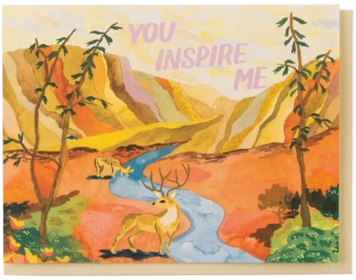 You Inspire Me Card Small Adventure Necklaces