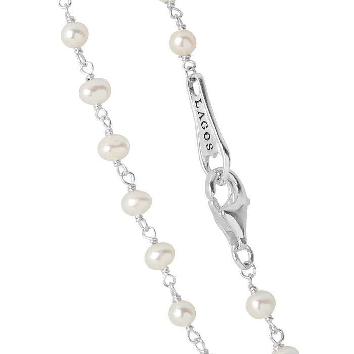 Necklaces LAGOS Luna Beaded Pearl Necklace