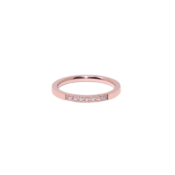 Rings Forever Truth Trust In The Lord Rose Gold CZ Ring