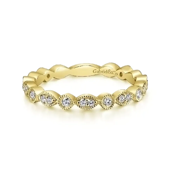 Rings GABRIEL CO 14K Yellow Gold Fashion Ladies Ring