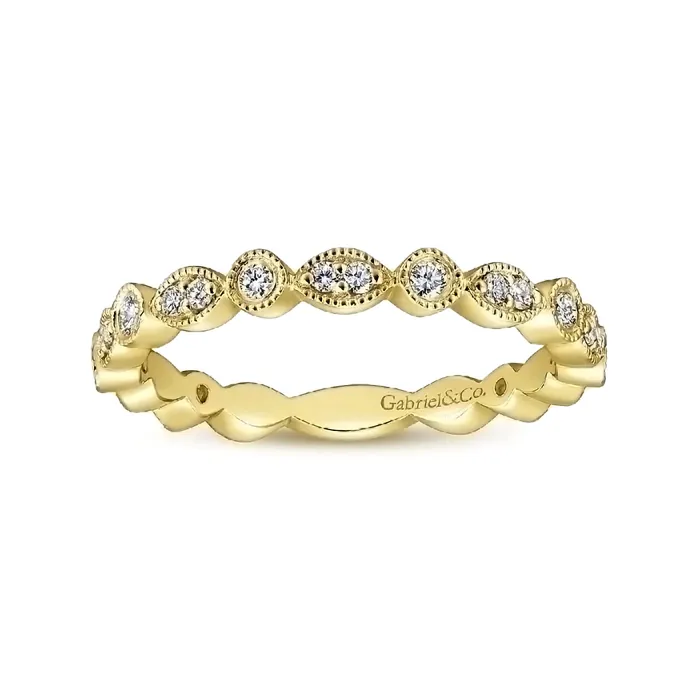 Rings GABRIEL CO 14K Yellow Gold Fashion Ladies Ring