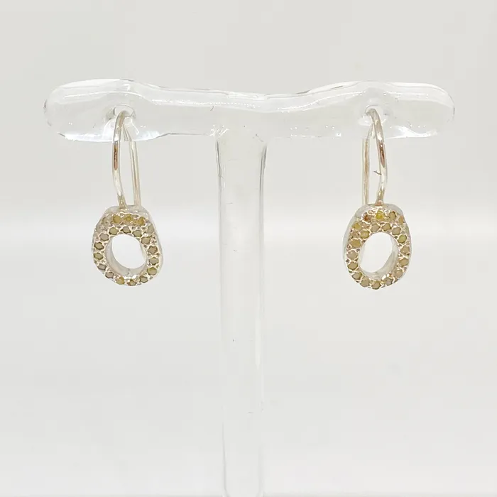 Rosa Maria Bo 114 Silver and Diamond Earrings Rosa Maria Earrings
