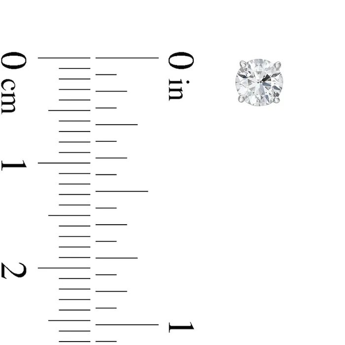 063 CT TW Diamond Solitaire Stud Earrings in 14K White Gold JI1 Goldia Earrings 063 CT TW Diamond Solitaire Stud Earrings in 14K White Gold JI1 Goldia Earrings