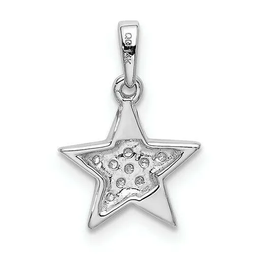 110ct 14K Yellow White or Rose Gold Diamond Star Pendant Celestial Gift Jewelry Goldiacom Necklaces