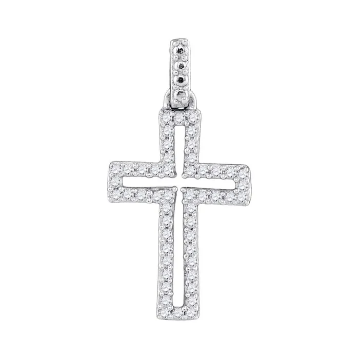 16CTWDiamond FASHION CROSS PENDANT gndatlanta Necklaces