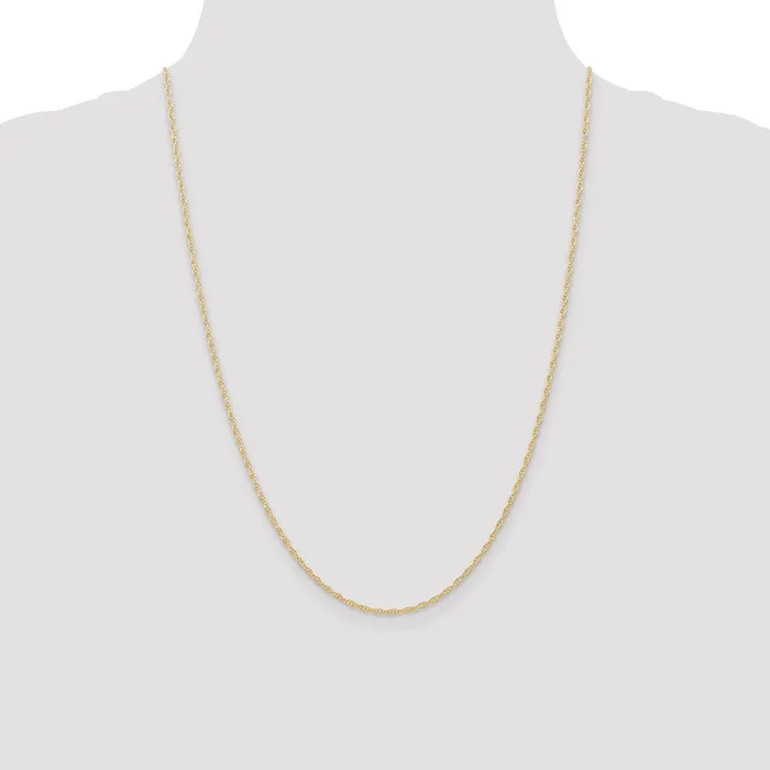 10K Yellow Gold 135mm Carded Cable Rope Chain Necklace QGold Necklaces 10K Yellow Gold 135mm Carded Cable Rope Chain Necklace QGold Necklaces