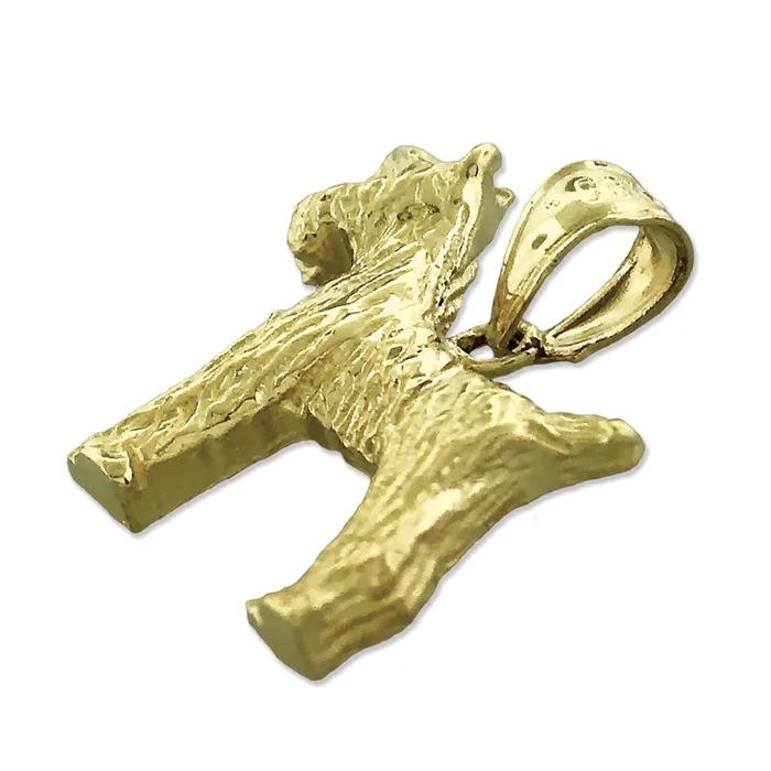 14K Gold German Schnauzer Charm Goldia Charm Necklaces