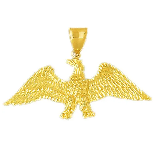 14K Gold Symbolic Eagle Pendant Goldia PreStyled Sets