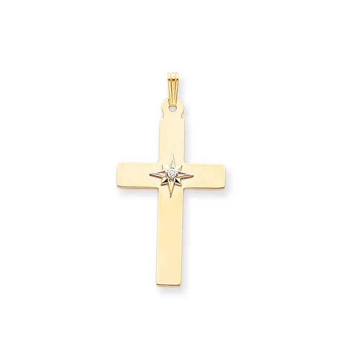 14k Twotone Gold TT Dia Pendant Goldia Rings