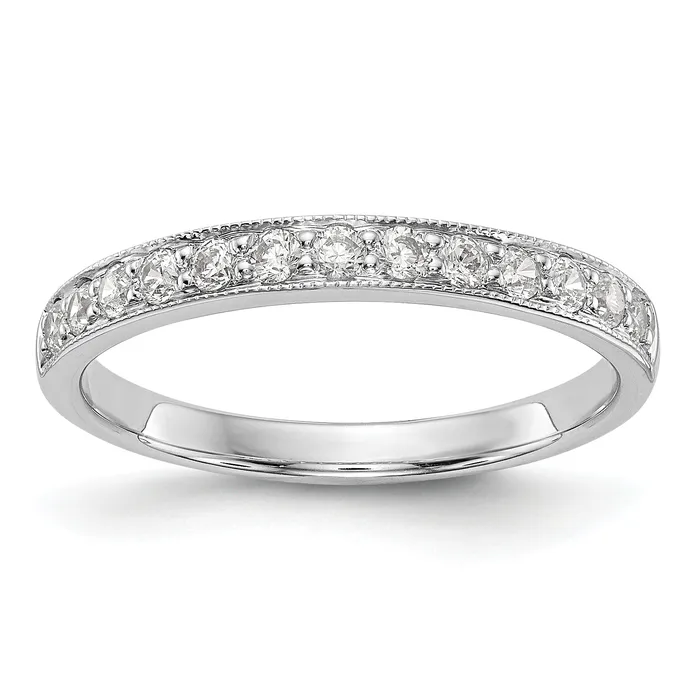 14k White Gold 13 Ct Lab Grown Diamond VSSI G Wedding Band Ring Goldia Rings 14k White Gold 13 Ct Lab Grown Diamond VSSI G Wedding Band Ring Goldia Rings