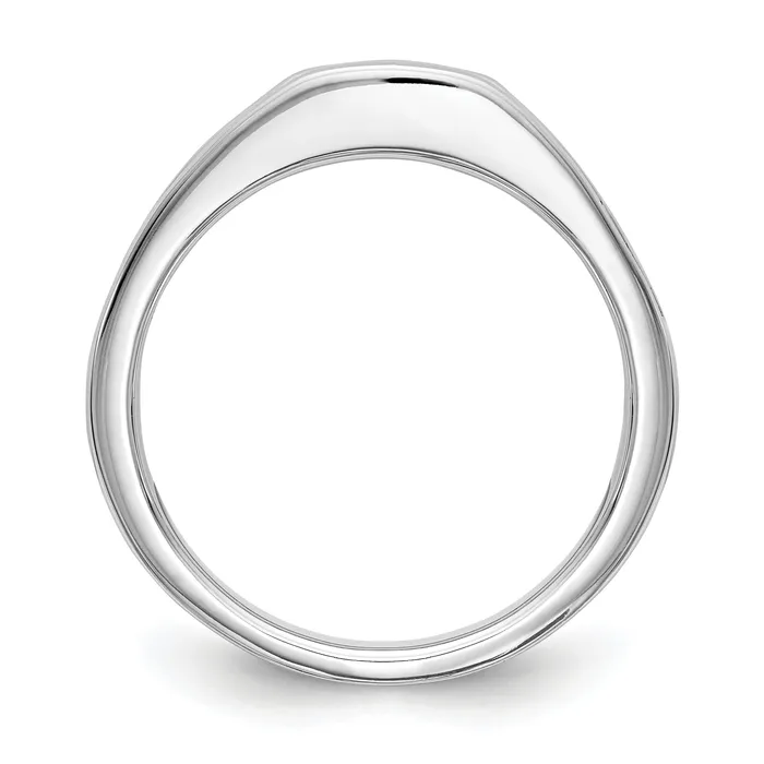 14K White Gold Diamond Channel Band Goldiacom Rings