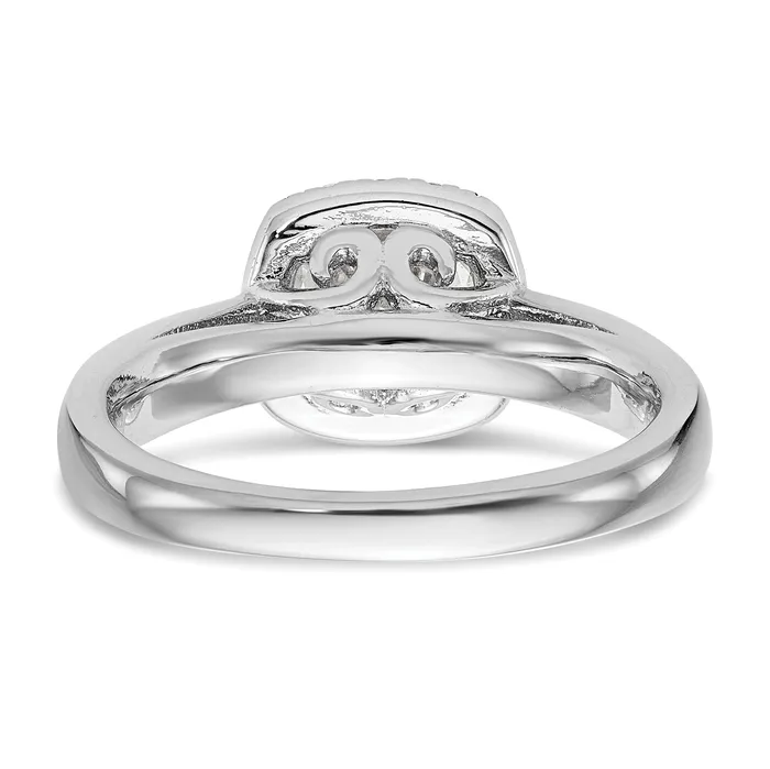 14k White Gold Round Halo Simulated Diamond Engagement Ring Goldiacom Rings 14k White Gold Round Halo Simulated Diamond Engagement Ring Goldiacom Rings