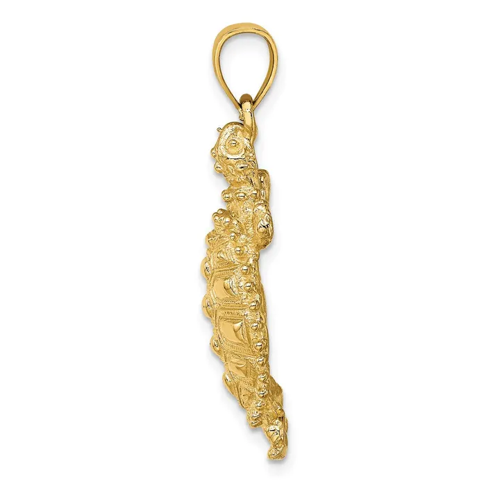 14k Yellow Gold Land Turtle Charm Goldia Charm Necklaces