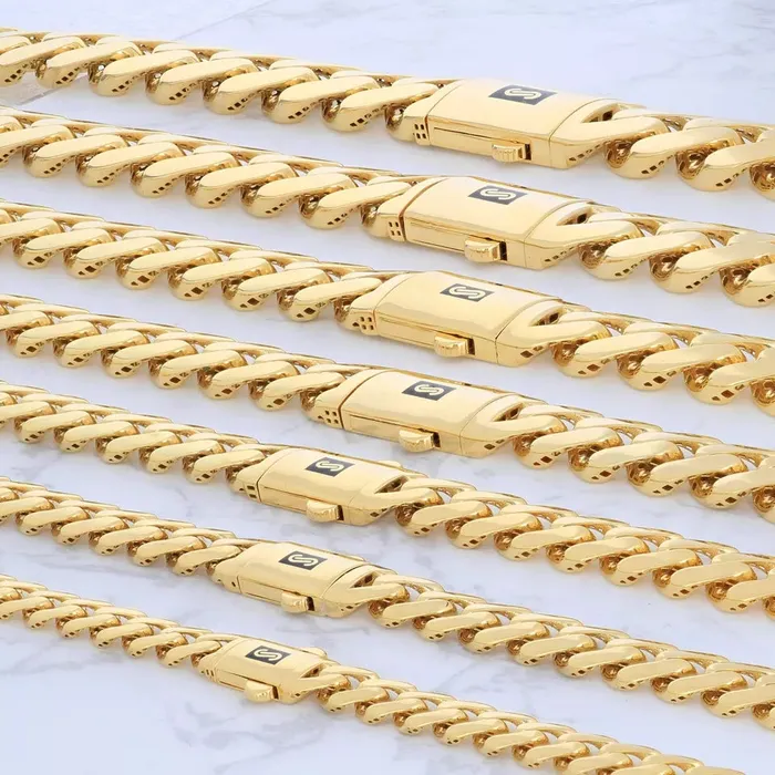 14k Yellow Gold Royal Monaco Miami Cuban Link 75mm Chain Pendant Necklace 20 Goldiacom Necklaces