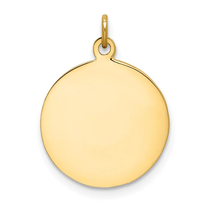 14k Yellow Gold Saint Peter Medal Charm Goldia Charm Necklaces