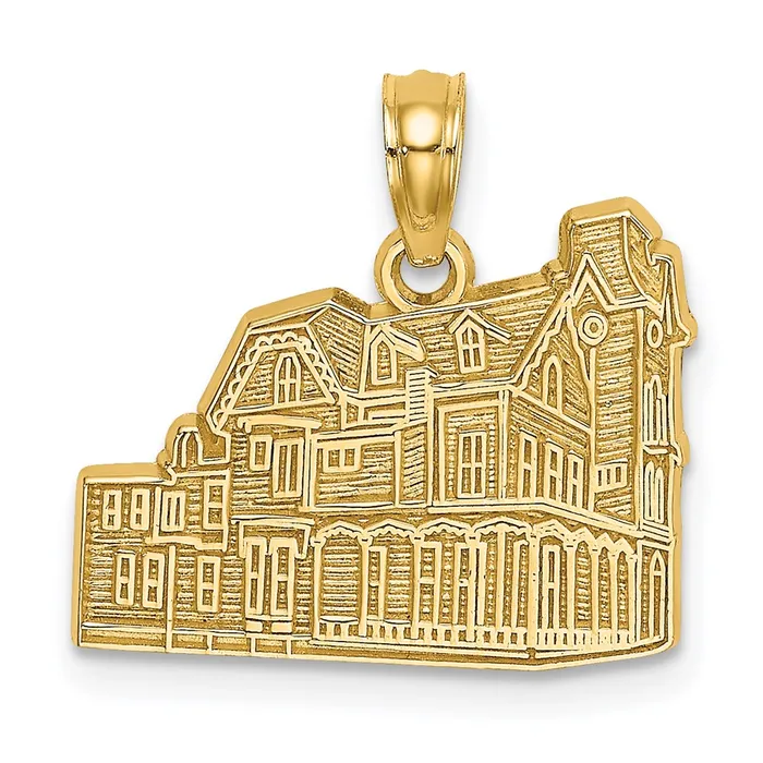 14k Yellow Gold The ABBY CAPE MAY NJ Charm Goldia Charm Necklaces