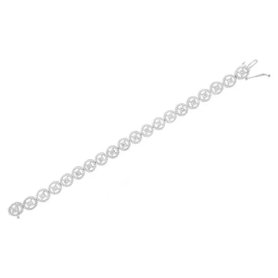 Bracelets JMS always Original Haus of Brilliance Sterling Silver 12ct TDW Diamond Tennis Link Bracelet IJI3 Bracelets JMS always Original Haus of Brilliance Sterling Silver 12ct TDW Diamond Tennis Link Bracelet IJI3