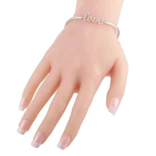Bracelets JMS always Original LB Exclusive 14K White Gold 025 ct Diamond Love Bracelet Bracelets JMS always Original LB Exclusive 14K White Gold 025 ct Diamond Love Bracelet