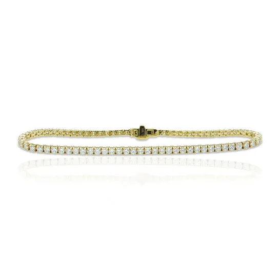 Bracelets Original Tresorra 18K Yellow Gold Diamond Tennis Bracelet JMS always Bracelets Original Tresorra 18K Yellow Gold Diamond Tennis Bracelet JMS always