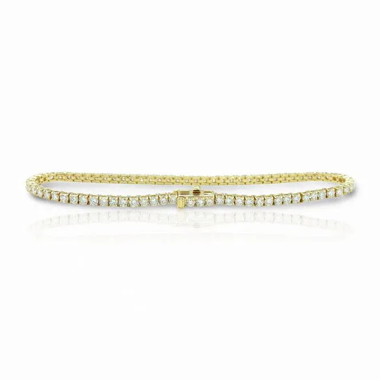Bracelets Original Tresorra 18K Yellow Gold Diamond Tennis Bracelet JMS always Bracelets Original Tresorra 18K Yellow Gold Diamond Tennis Bracelet JMS always