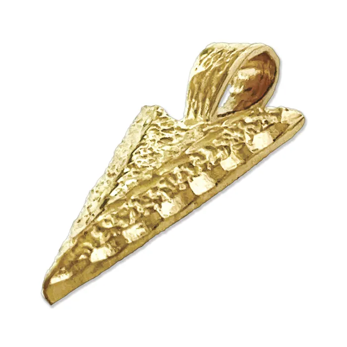 Charm Necklaces 14K Gold Arrowhead Charm Slide Goldia