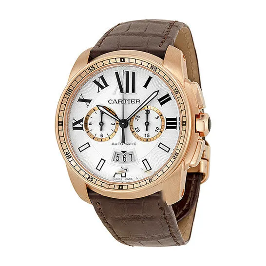 Earrings JMS always Original Cartier Calibre de Cartier 18kt Rose Gold Chronograph Automatic Silver Dial Mens Watch W7100044 Earrings JMS always Original Cartier Calibre de Cartier 18kt Rose Gold Chronograph Automatic Silver Dial Mens Watch W7100044