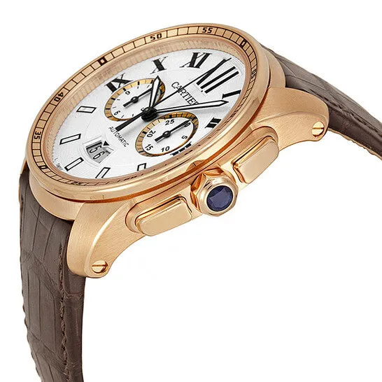 Earrings JMS always Original Cartier Calibre de Cartier 18kt Rose Gold Chronograph Automatic Silver Dial Mens Watch W7100044 Earrings JMS always Original Cartier Calibre de Cartier 18kt Rose Gold Chronograph Automatic Silver Dial Mens Watch W7100044