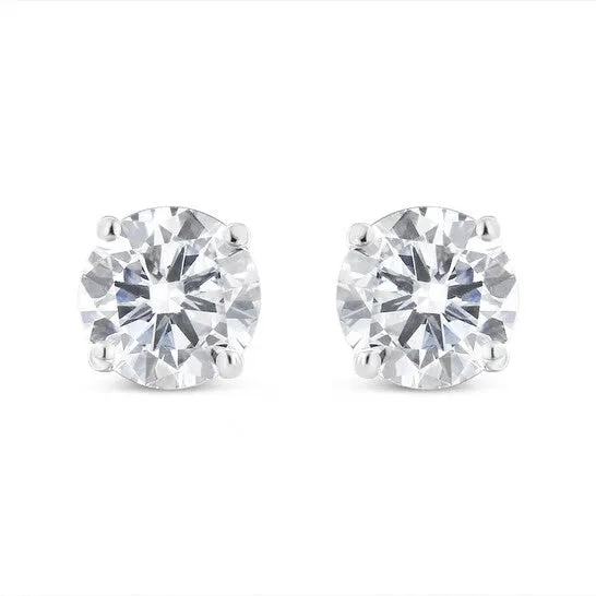 Earrings JMS always Original Haus of Brilliance 14K White Gold 1 12 Cttw Lab Grown Diamond Solitaire Stud Earrings with Screwbacks FG Color VS2SI1 Clarity Earrings JMS always Original Haus of Brilliance 14K White Gold 1 12 Cttw Lab Grown Diamond Solitaire Stud Earrings with Screwbacks FG Color VS2SI1 Clarity
