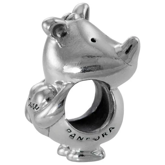 Earrings JMS always Original Pandora Rino The Rhinoceros Charm In Sterling Silver Earrings JMS always Original Pandora Rino The Rhinoceros Charm In Sterling Silver