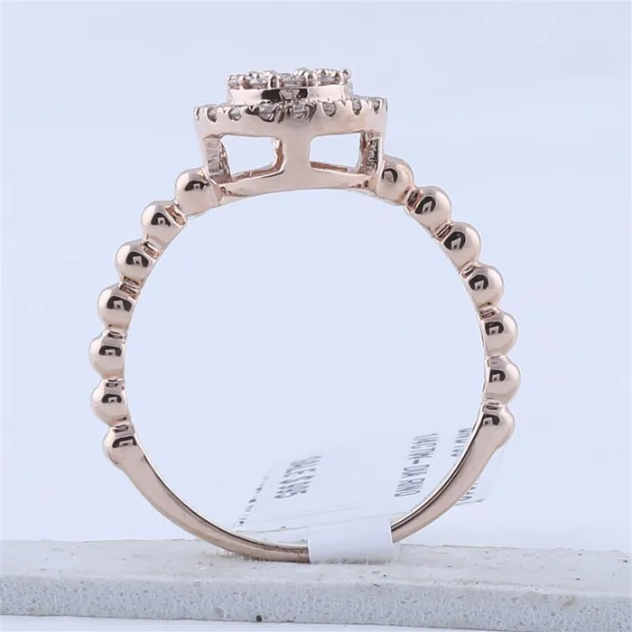 gndatlanta Rings 10k Yellow Gold Round Diamond Cluster Ring 12 Cttw