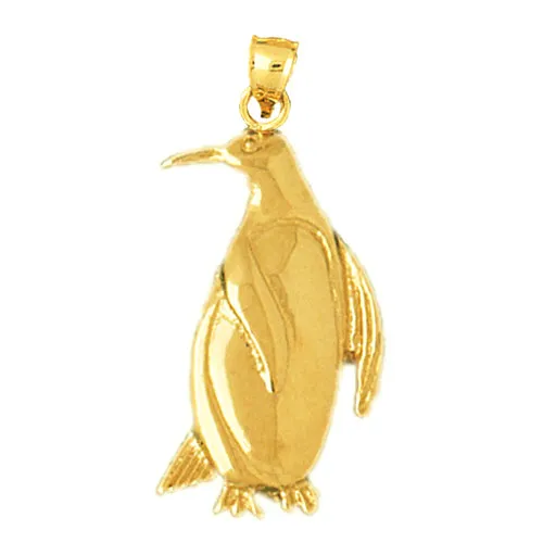 Goldia 14K Gold Penguin Pendant PreStyled Sets