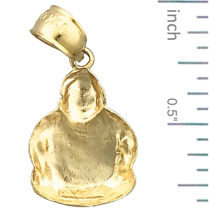 Goldia Charm Necklaces 14K Gold Buddha Charm