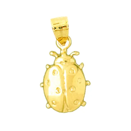 Goldia Charm Necklaces 14K Gold LadyBug Charm