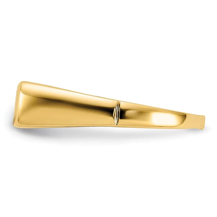 Goldiacom 14K Yellow Gold AAA Real Diamond mens ring Rings