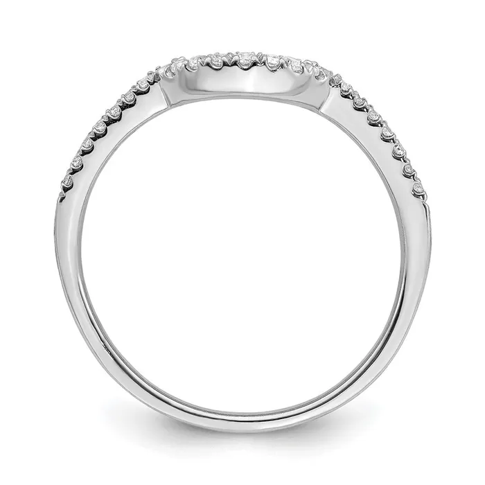 Goldiacom Rings 1 Ct Natural Diamond Halo Bridal Engagement Ring Set in 14K White Gold
