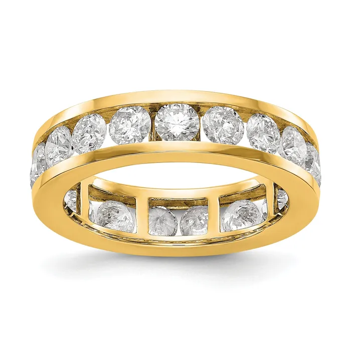 Goldiacom Rings 3 Ct Natural Diamond Womens Eternity Wedding Band Ring in 14k Yellow Gold Goldiacom Rings 3 Ct Natural Diamond Womens Eternity Wedding Band Ring in 14k Yellow Gold