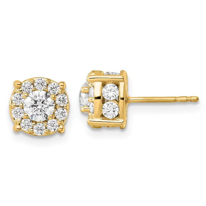 Goldia Earrings 10k Yellow Gold 1 12 Ct Lab Grown Diamond VSSI G Post Earrings Goldia Earrings 10k Yellow Gold 1 12 Ct Lab Grown Diamond VSSI G Post Earrings