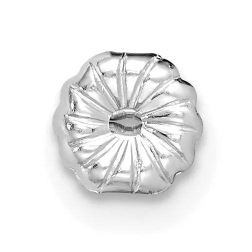Goldia Earrings 14k White Gold 12 ctw Lab Grown Diamond VSSI G Radiant 4 Prong Heavy Wt Stud Earrings